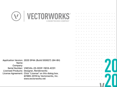 Vectorworks 2020 SP4A
